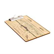 Afbeelding in Gallery-weergave laden, Olympia menu klembord met hout-effect A5