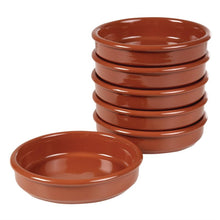 Afbeelding in Gallery-weergave laden, Terracotta tapasschaaltjes 12,8cm (24 stuks)