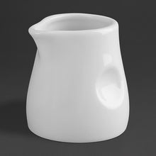 Afbeelding in Gallery-weergave laden, Olympia porseleinen melkkannetje met kuiltjes 70ml (6 stuks)