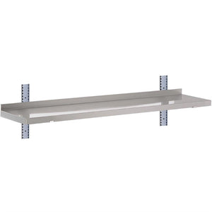 Gastro M RVS wandplank zonder steunen 100x40cm