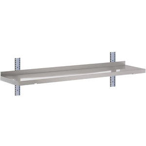 Gastro M RVS wandplank zonder steunen 120x40cm