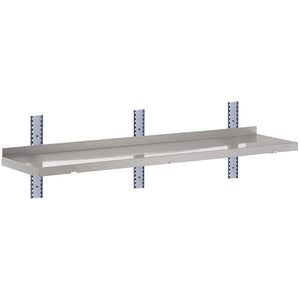 Gastro M RVS wandplank zonder steunen 140x40cm