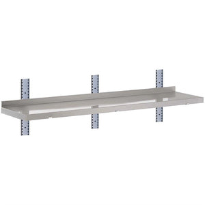 Gastro M RVS wandplank zonder steunen 150x40cm