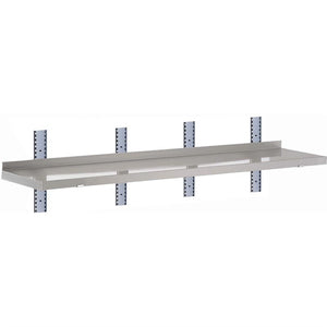 Gastro M RVS wandplank zonder steunen 180x40cm