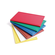 Afbeelding in Gallery-weergave laden, Gastro M GN1/1 HDPE snijplank met sapgeul blauw