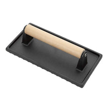 Afbeelding in Gallery-weergave laden, Vogue Gietijzeren Steakgewicht Met Houten Handvat