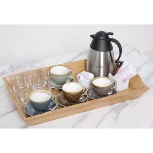 Olympia Kiln cappuccinoschotels blauw 14cm (6 stuks)