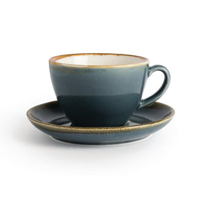 Olympia Kiln cappuccinoschotels blauw 16cm (6 stuks)