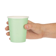 Afbeelding in Gallery-weergave laden, Fiesta Recyclable koffiebekers enkelwandig turquoise 225ml (1000 stuks)