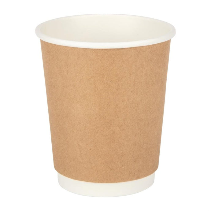 Fiesta Recyclable koffiebekers dubbelwandig kraft 225ml (25 stuks)