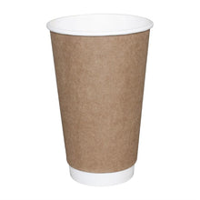 Afbeelding in Gallery-weergave laden, Fiesta Recyclable koffiebekers dubbelwandig kraft 225ml (25 stuks)