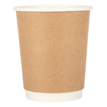 Afbeelding in Gallery-weergave laden, Fiesta Recyclable koffiebekers dubbelwandig kraft 225ml (25 stuks)