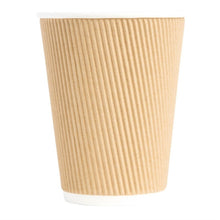 Afbeelding in Gallery-weergave laden, Fiesta Recyclable koffiebekers ribbelwand 340ml (500 stuks)