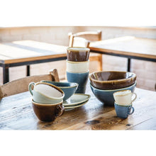 Afbeelding in Gallery-weergave laden, Olympia Kiln cappuccinokopjes mosgroen 34cl (6 stuks)
