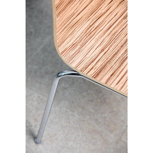 Afbeelding in Gallery-weergave laden, Bolero stoel met vierkante rug eiken - (4 stuks)