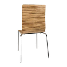 Afbeelding in Gallery-weergave laden, Bolero stoel met vierkante rug eiken - (4 stuks)