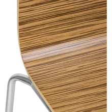 Afbeelding in Gallery-weergave laden, Bolero stoel met vierkante rug eiken - (4 stuks)