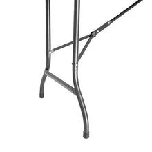 Afbeelding in Gallery-weergave laden, Bolero Rattan Rechthoekige Opvouwbare Tafel Zwart 6Ft