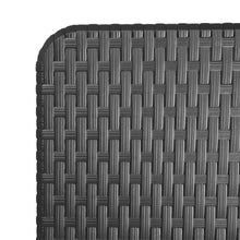 Afbeelding in Gallery-weergave laden, Bolero Rattan Rechthoekige Opvouwbare Tafel Zwart 6Ft