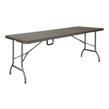 Afbeelding in Gallery-weergave laden, Bolero Rotan Rechthoekige Centervouwtafel Bruin 6Ft