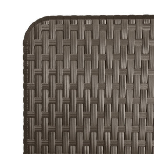 Bolero Rotan Rechthoekige Centervouwtafel Bruin 6Ft