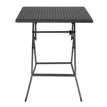Afbeelding in Gallery-weergave laden, Bolero Vierkante Inklapbare Tafel Zwart 620mm