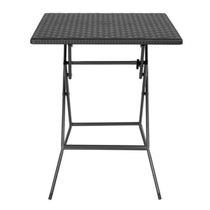 Bolero Vierkante Inklapbare Tafel Zwart 620mm