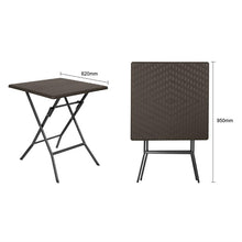 Afbeelding in Gallery-weergave laden, Bolero Vierkante Opvouwbare Tafel Bruin 620mm