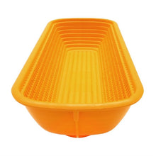 Afbeelding in Gallery-weergave laden, Schneider rechthoekige brood rijsmand 1000g oranje