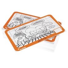 Afbeelding in Gallery-weergave laden, Dining Kids placemats om in te kleuren (200 stuks)