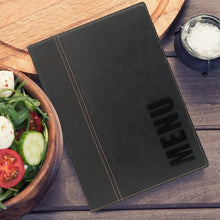 Afbeelding in Gallery-weergave laden, Securit Trendy menumap A5 zwart