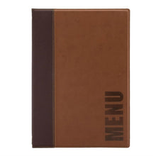 Afbeelding in Gallery-weergave laden, Securit Trendy menumap A4 bruin