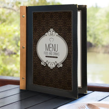 Afbeelding in Gallery-weergave laden, Securit A4 set extra insteekhoezen zwart (5 stuks)