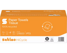 Afbeelding in Gallery-weergave laden, Handdoek Satino HiCycle 2 laags (oranje) 3200 st. 25x23 PT3