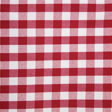 Afbeelding in Gallery-weergave laden, Mitre Comfort Gingham tafelkleed rood-wit 89x89cm