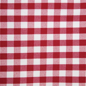 Mitre Comfort Gingham tafelkleed rood-wit 132x132cm