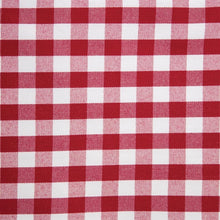 Afbeelding in Gallery-weergave laden, Mitre Comfort Gingham tafelkleed rood-wit 178x178cm
