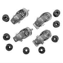 Afbeelding in Gallery-weergave laden, Vogue wieltjes voor vogue roestvrijstalen tafels (set van 4)