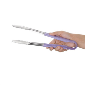 Hygiplas kleurgecodeerde serveertang paars 300mm