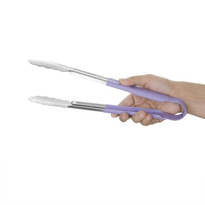 Hygiplas kleurgecodeerde serveertang paars 300mm