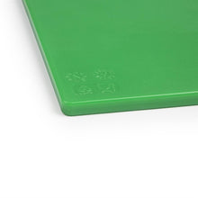 Afbeelding in Gallery-weergave laden, Hygiplas antibacteriële LDPE snijplank groen 450x300x10mm
