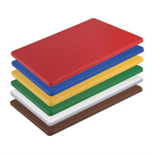 Afbeelding in Gallery-weergave laden, Hygiplas HDPE kleine snijplanken set 300x225x12mm (6 stuks)