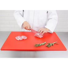 Afbeelding in Gallery-weergave laden, Hygiplas LDPE snijplank rood 600x450x10mm