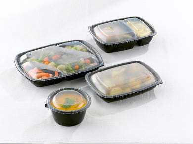 FastPac zwart 28x20x4m 175+600+200ml 3vak HOT71335 150st