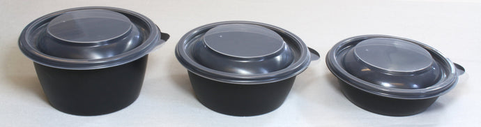 FastPac zwart 13x5cm 375ml HOT75112 500st