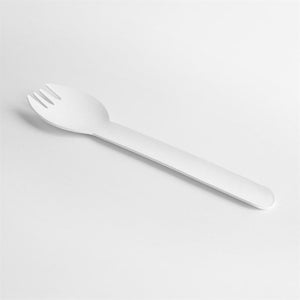 Fiesta composteerbare papieren sporks 160 mm (pakket van 100)