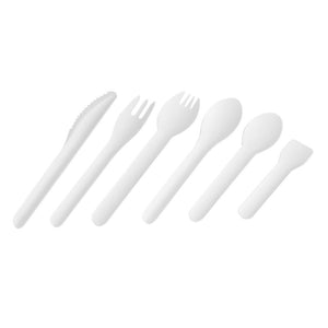 Fiesta composteerbare papieren sporks 160 mm (pakket van 100)