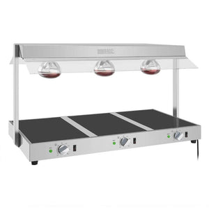 Buffalo Voedselverwarmer Met Galerij 3X GN 1/1