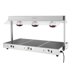 Buffalo Voedselverwarmer Met Galerij 3X GN 1/1