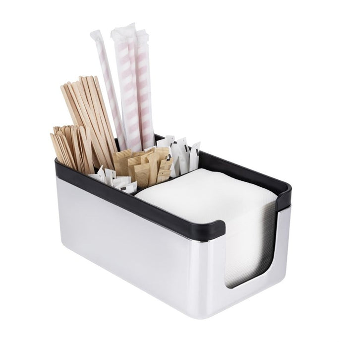 Olympia Kristallon Bar Caddy Verchroomd Abs